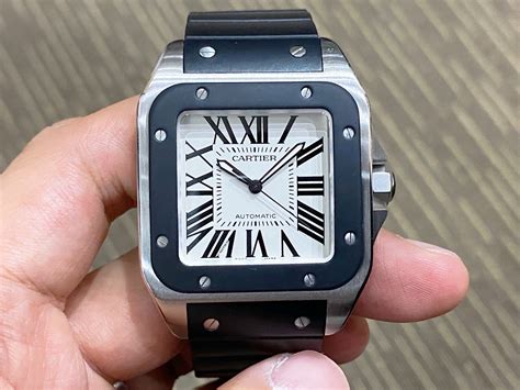 used cartier santos large